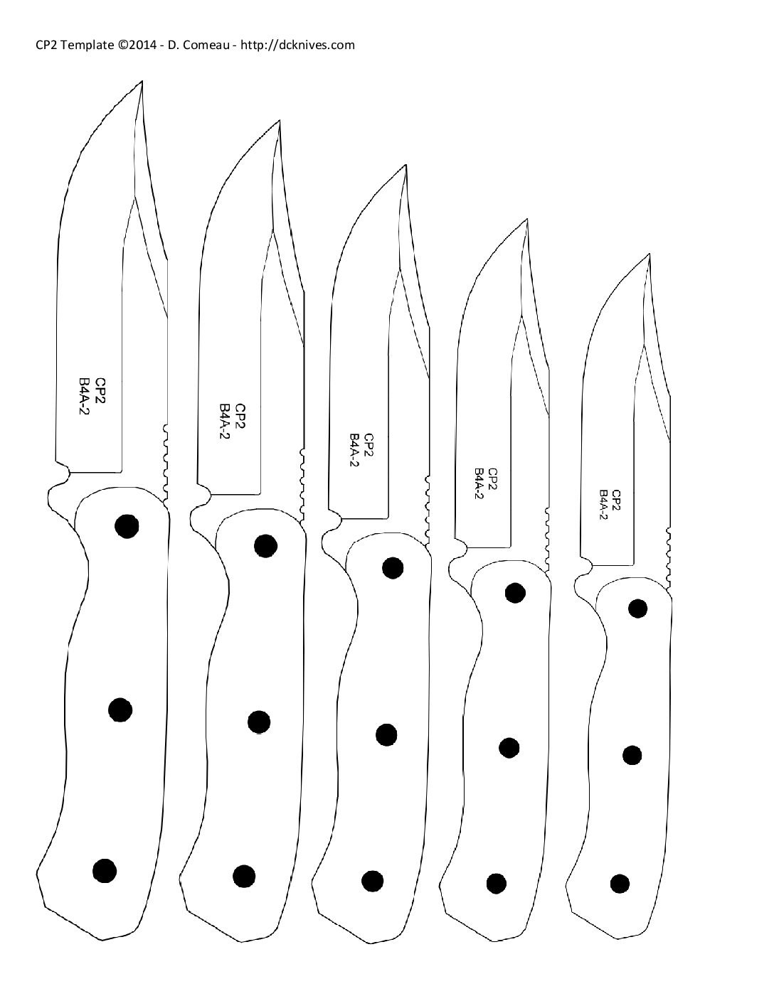 thumbnail of CP2 Clip Point Template